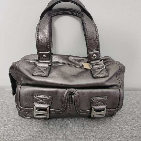 Michael Kors pewter satchel bag - Picture 1 of 6